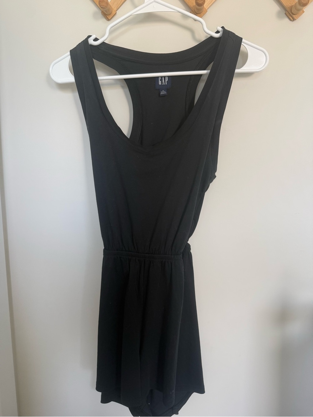 GAP Black Racerback Sleeveless Mini Dress